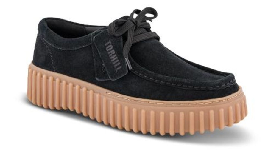 Kvinder Clarks | Clarks Damesko Med Snore Sort Torhill Bee D