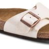 Kvinder Birkenstock | Birkenstock Catalina Birko-Flor Graceful Pearl White 1026631