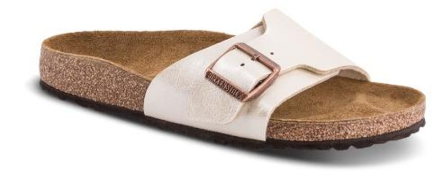 Kvinder Birkenstock | Birkenstock Catalina Birko-Flor Graceful Pearl White 1026631