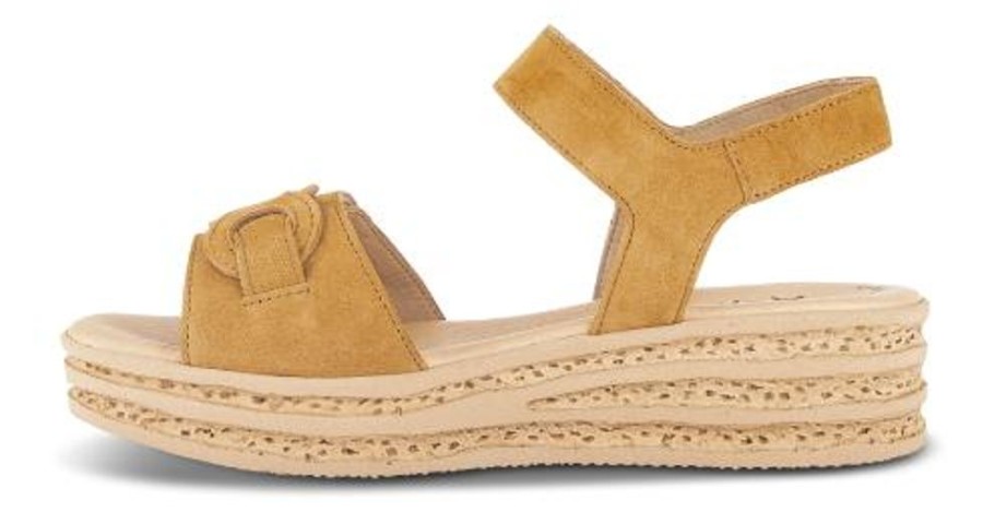 Kvinder Gabor | Gabor Damesandal Beige 44553