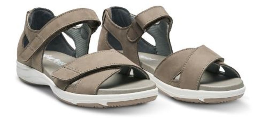 Kvinder New Feet | New Feet Damesandal Beige 211-39-1535