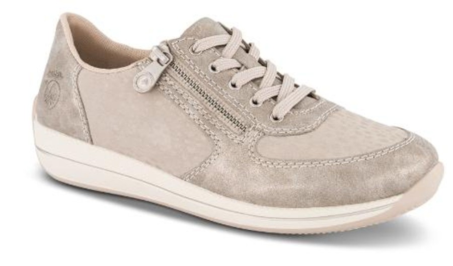 Kvinder Rieker | Rieker Damesko Med Snore Beige N1112-60