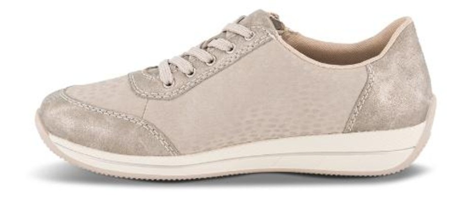 Kvinder Rieker | Rieker Damesko Med Snore Beige N1112-60