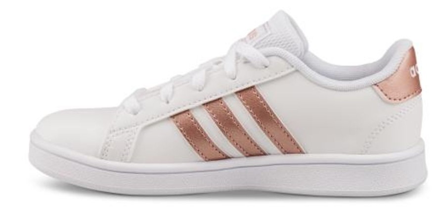 Born adidas | Adidas Bornesneaker Hvid/Kobber Grand Court