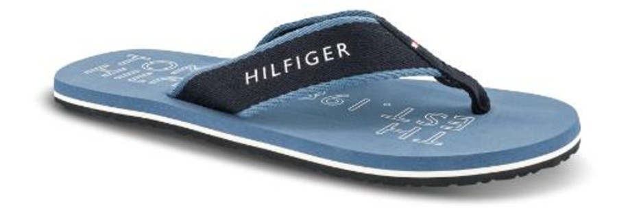 Maend Tommy Hilfiger | Tommy Hilfiger Pool Slides Unisex Bla Fm0Fm04469Dbx