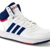 Born adidas | Adidas Borne Sneaker Hvid Gz9647 Hoops 3.0 Mid K.