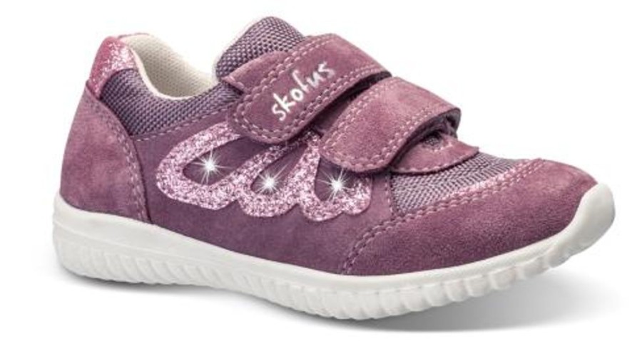 Born Skofus | Skofus Bornesneaker Mork Rosa