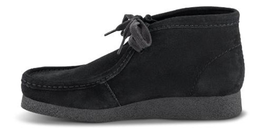 Maend Clarks | Clarks Herrestovle Sort Wallabeeevo Bt G