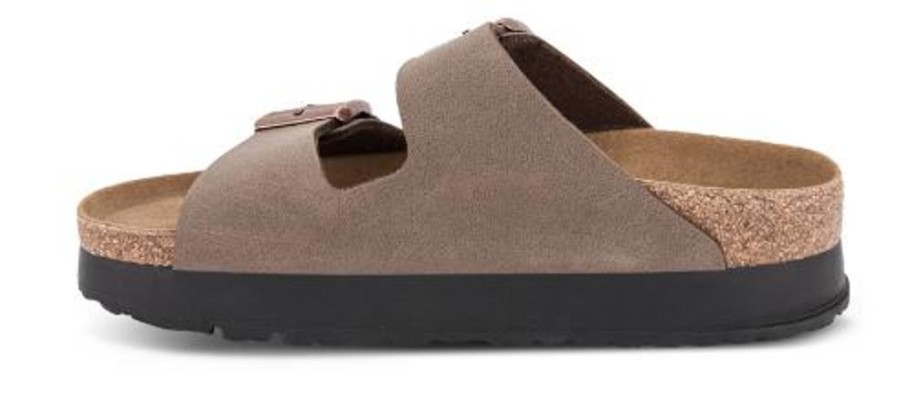 Kvinder Birkenstock | Birkenstock Papillio Arizona Pap Flex Platform Birko-Flor 1027417