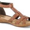 Kvinder Rieker | Rieker Damesandal Brun 60860-24