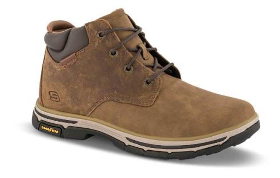 Maend Skechers | Skechers Herrestovle Brun 204394