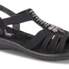 Kvinder Rieker | Rieker Damesandal Sort 60806-00