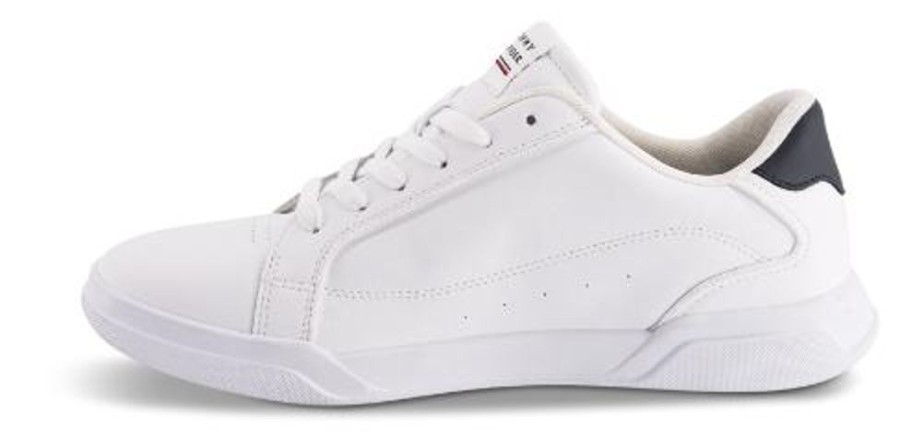 Maend Tommy Hilfiger | Tommy Hilfiger Kraftig Herresko Hvid Fm0Fm04827Ybs