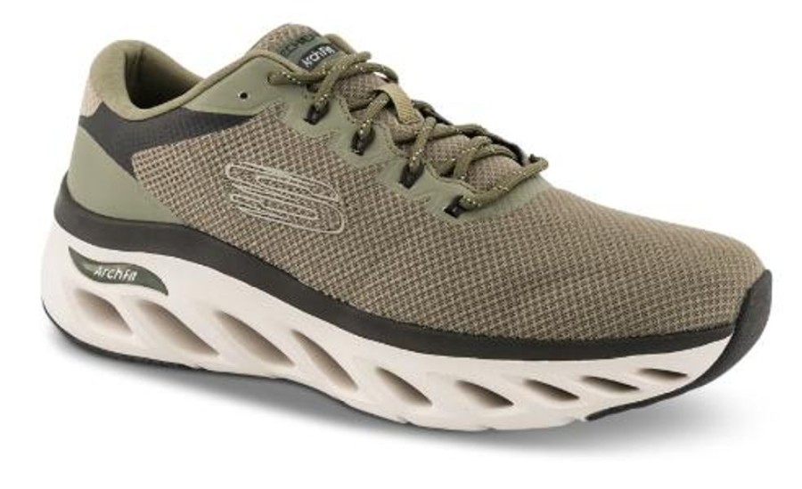 Maend Skechers | Skechers Sneaker Gron 232321