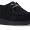 Kvinder Clarks | Clarks Damesko Med Snore Sort Wallabeeevosh D