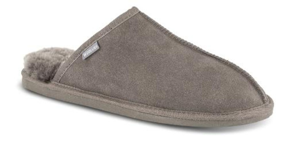 Maend Woollies | Woollies Hjemmesko Stone 1022 Simple Luxe