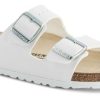 Kvinder Birkenstock | Birkenstock Arizona Birko-Flor Hvid 51733