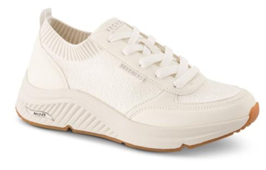 Kvinder Skechers | Skechers Sneaker Hvid 155565