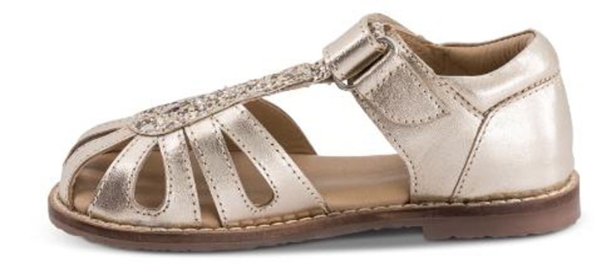 Born Skofus | Skofus Bornesandal Guld 4814100701