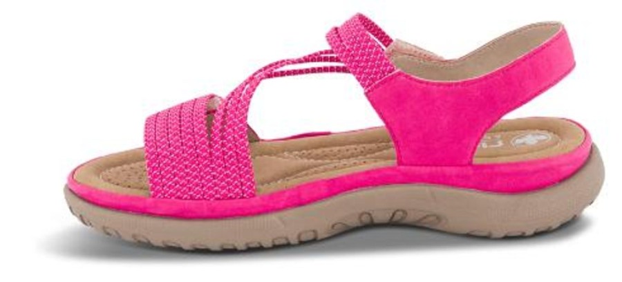 Kvinder Rieker | Rieker Damesandal Pink 64870-31