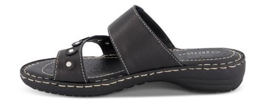 Kvinder Nordic Softness | Nordic Softness Damesandal Sort 4414102010