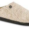 Kvinder Birkenstock | Birkenstock Dame Hjemmesko Beige Narrow 1020068