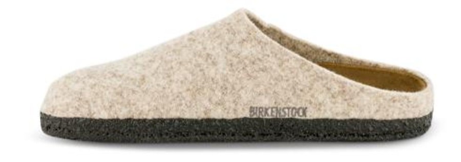 Kvinder Birkenstock | Birkenstock Dame Hjemmesko Beige Narrow 1020068