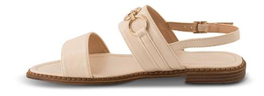 Kvinder B&CO | B&Co Damesandal Beige 4223100480