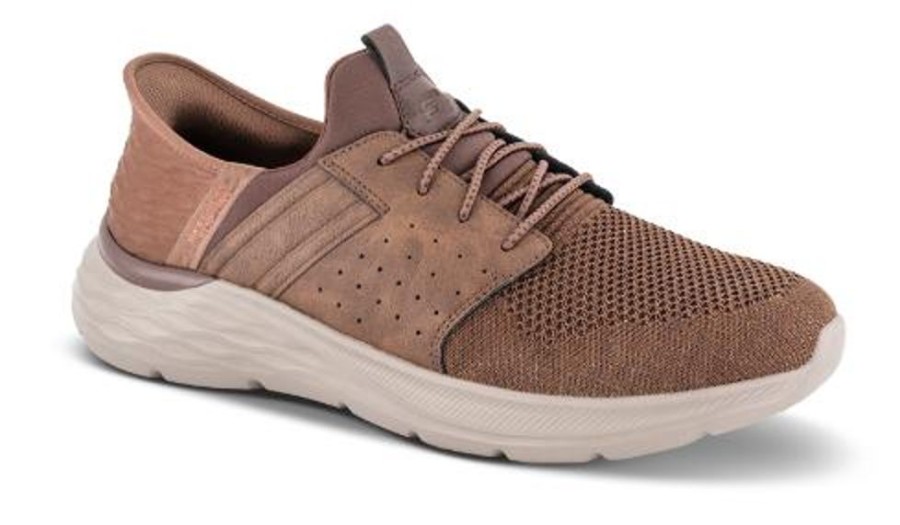 Maend Skechers | Skechers Kraftig Herresko Brun 210803