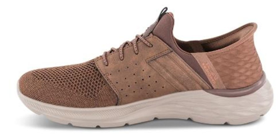 Maend Skechers | Skechers Kraftig Herresko Brun 210803