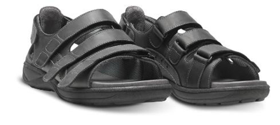 Maend New Feet | New Feet Herresandal Sort 71-18-310