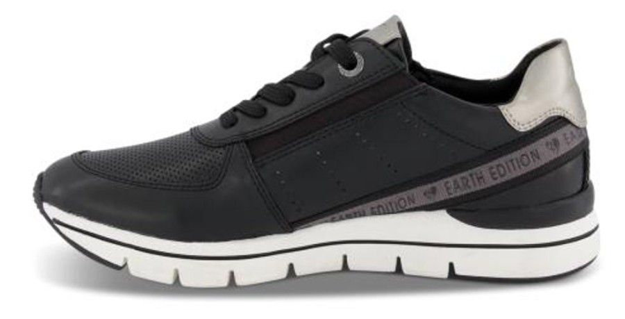 Kvinder Marco Tozzi | Marco Tozzi Sneaker Sort 2-2-23773-25