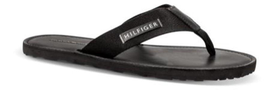 Maend Tommy Hilfiger | Tommy Hilfiger Badesandal Sort Fm0Fm02080