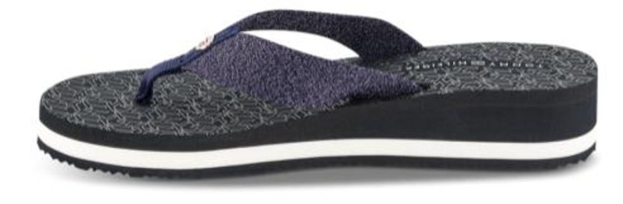 Kvinder Tommy Hilfiger | Tommy Hilfiger Damesandal Bla Fw0Fw06430Dw5