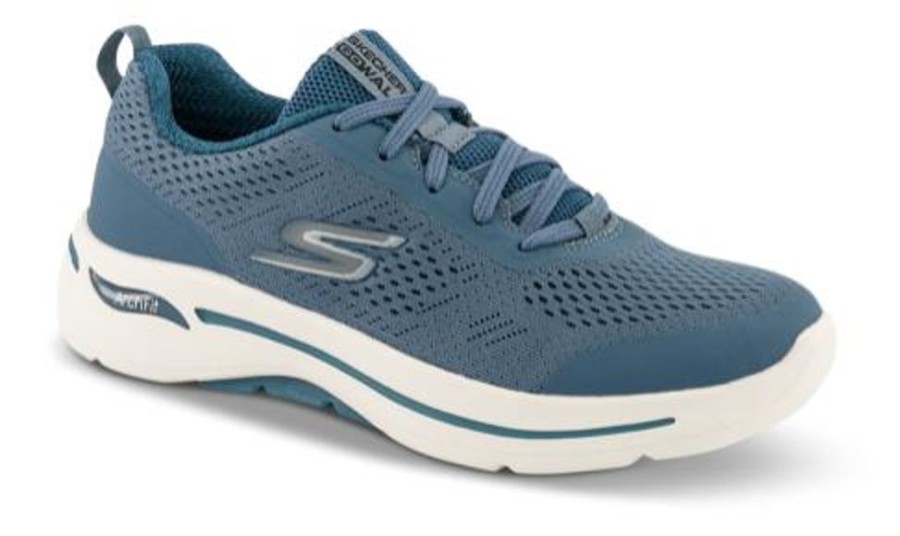 Kvinder Skechers | Skechers Sneaker Bla 124404