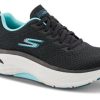 Kvinder Skechers | Skechers Sneaker Sort 128308