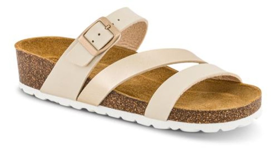 Kvinder B&CO | B&Co Damesandal Beige 4411100780