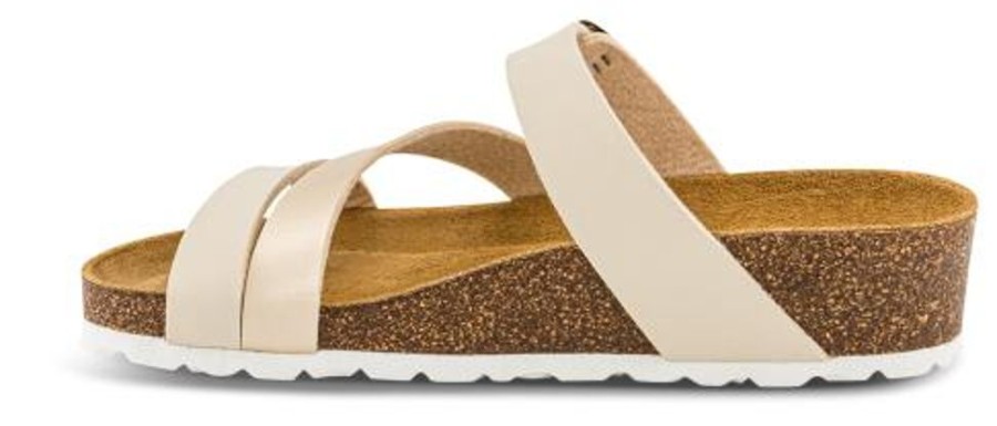 Kvinder B&CO | B&Co Damesandal Beige 4411100780