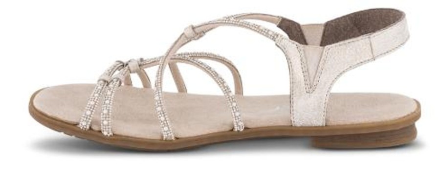 Kvinder Rieker | Rieker Damesandal Beige 64270-60