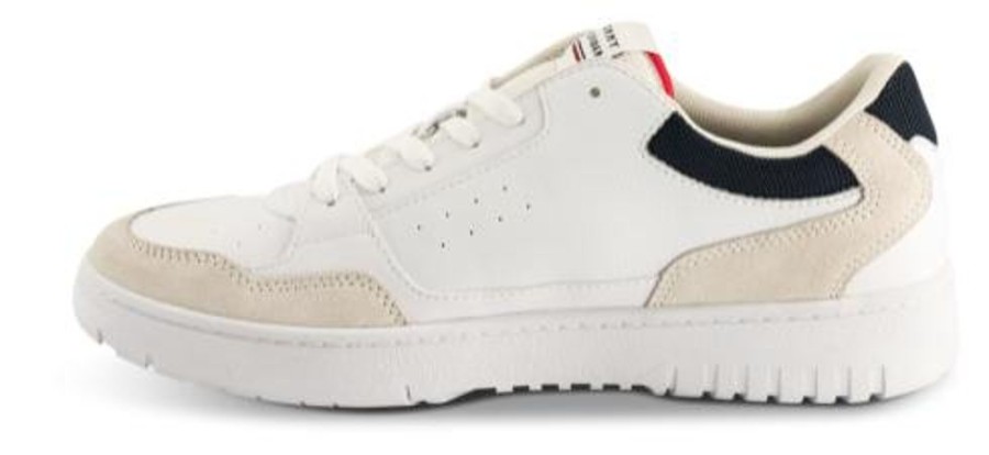 Maend Tommy Hilfiger | Tommy Hilfiger Kraftig Herresko Hvid Fm0Fm04730Ybs