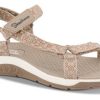 Kvinder Skechers | Skechers Damesandal Beige 163123