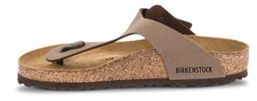 Kvinder Birkenstock | Birkenstock Gizeh Birko-Flor Brun 43751