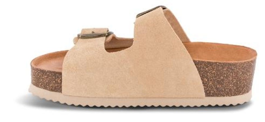 Kvinder B&CO | B&Co Damesandal Beige 4414100980