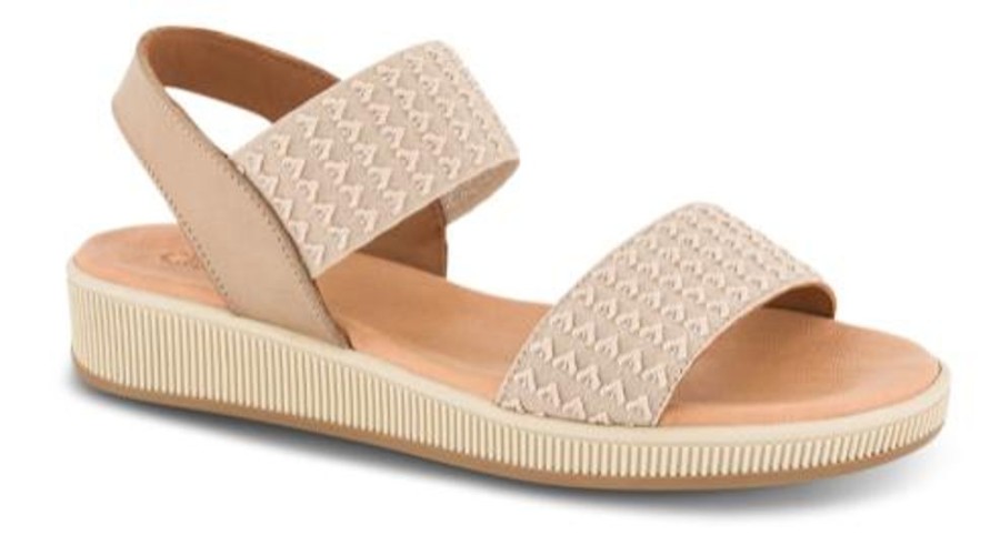 Kvinder Nordic Softness | Nordic Softness Damesandal Med Hael Beige 4212160782