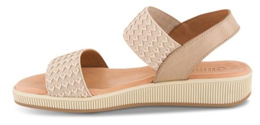 Kvinder Nordic Softness | Nordic Softness Damesandal Med Hael Beige 4212160782