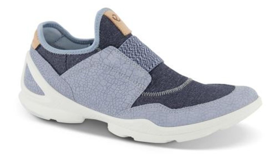 Kvinder ECCO | Ecco Sneaker Lys Bla 841843 Biom Stre