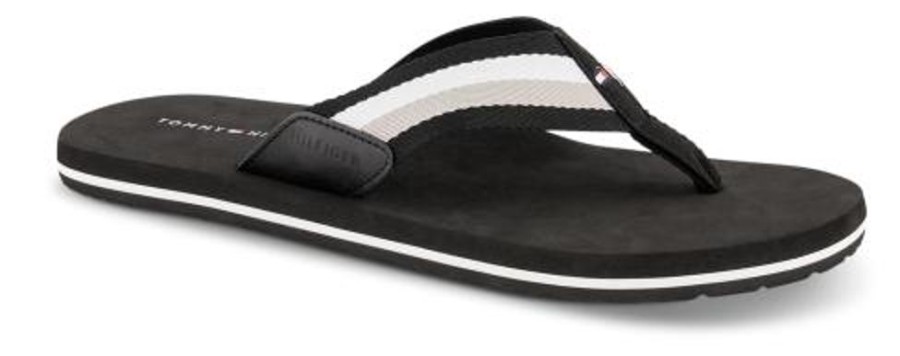 Maend Tommy Hilfiger | Tommy Hilfiger Poolslide Sort Fm0Fm03380Bds