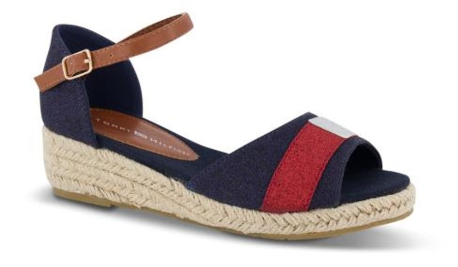 Born Tommy Hilfiger | Tommy Hilfiger Bornesandal Navy T3A2-30655-