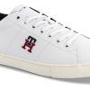 Maend Tommy Hilfiger | Tommy Hilfiger Kraftig Herresko Hvid Fm0Fm04350Ybr