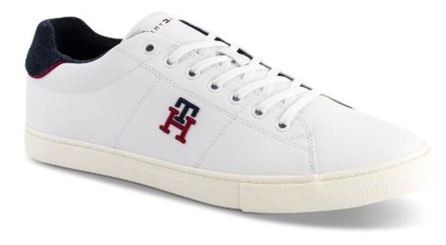 Maend Tommy Hilfiger | Tommy Hilfiger Kraftig Herresko Hvid Fm0Fm04350Ybr